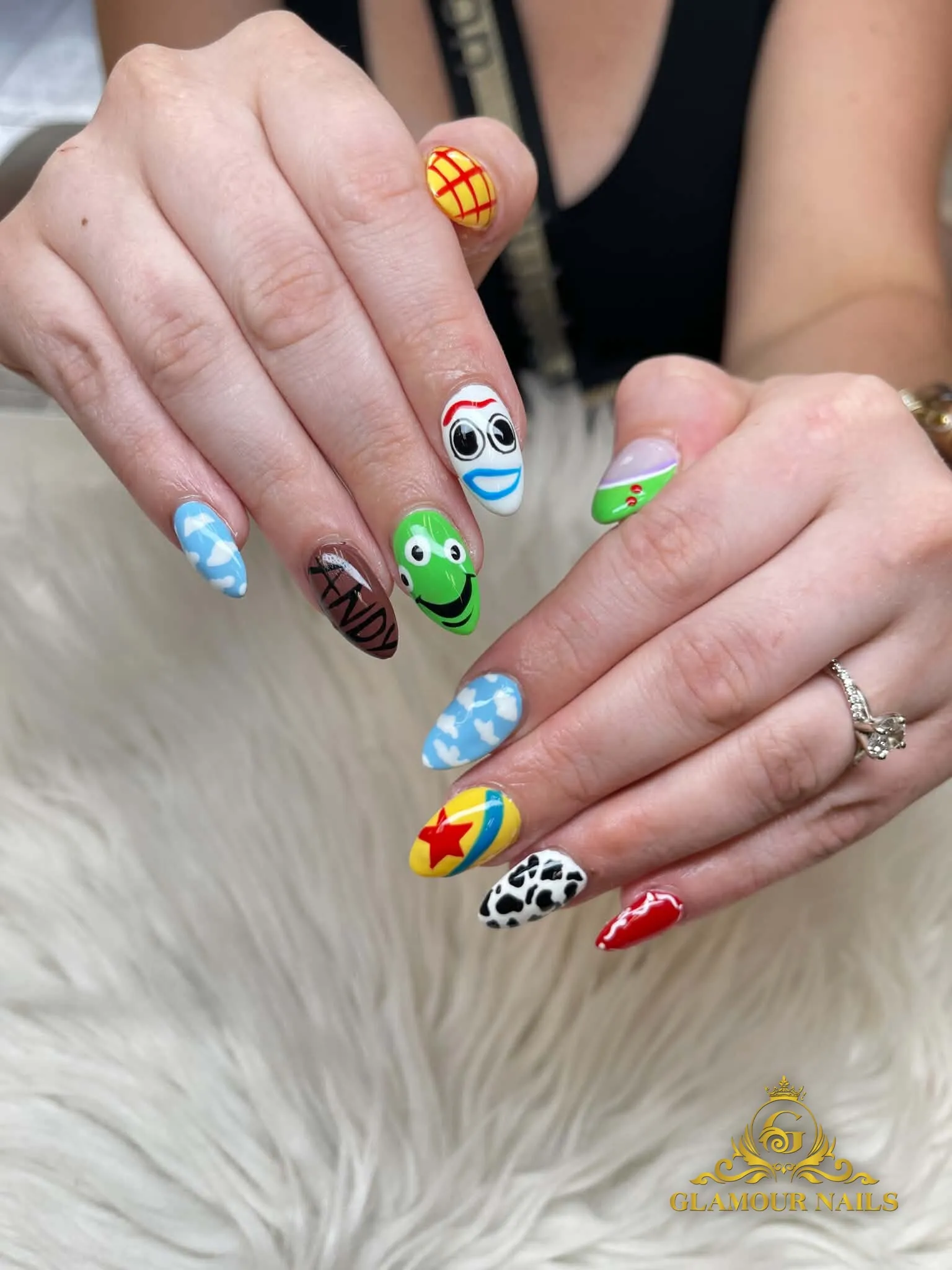 Toy Story-inspired pastel set